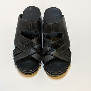 Dansko black leather sandals - Size 39